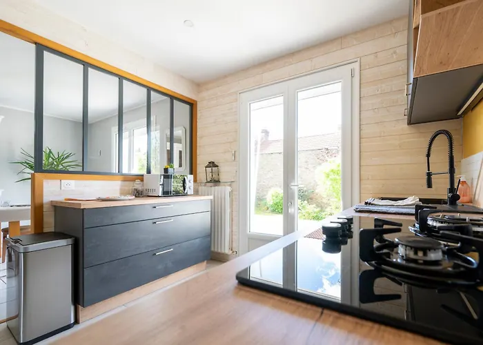 Nyaraló Le Cocon Perche - Ambiance Pastel Et Jardin Arbore